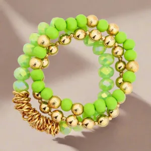 30A Gianna Bracelet Set (Light Green)