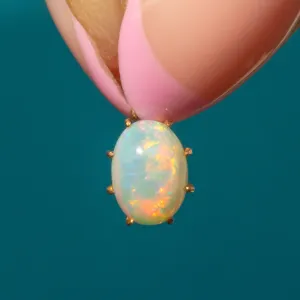 Antique 15ct Gold Opal Charm, 0.27ct