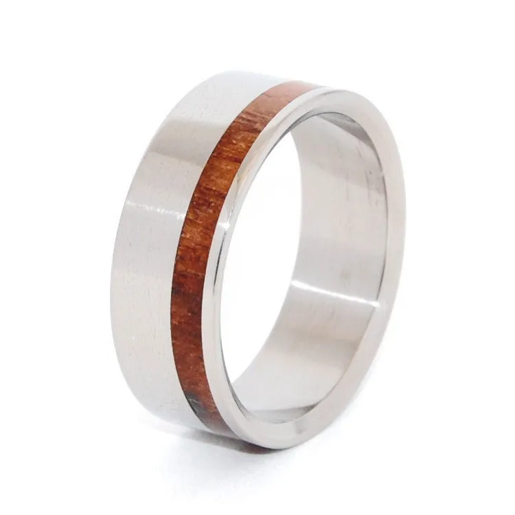 Autumn Romance | Men's Wood Wedding Ring