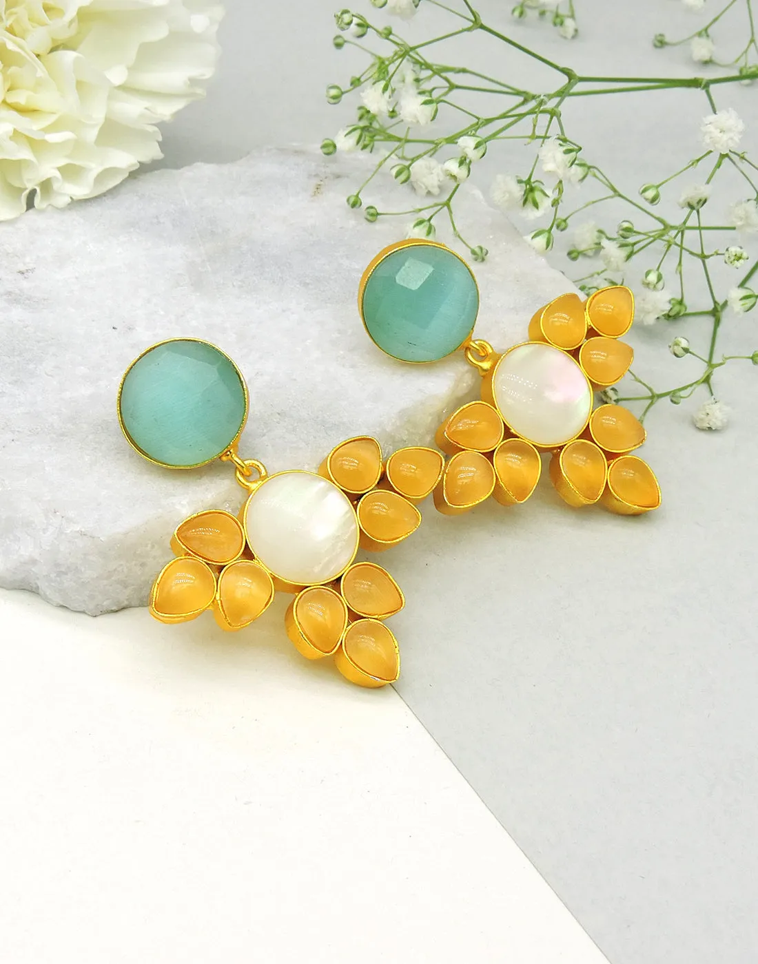 Azure & Ochre Earrings