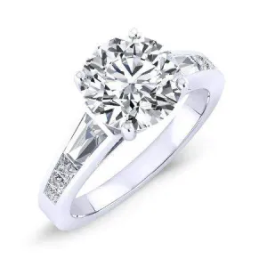 Bergamot - Round Lab Diamond Engagement Ring (IGI Certified)