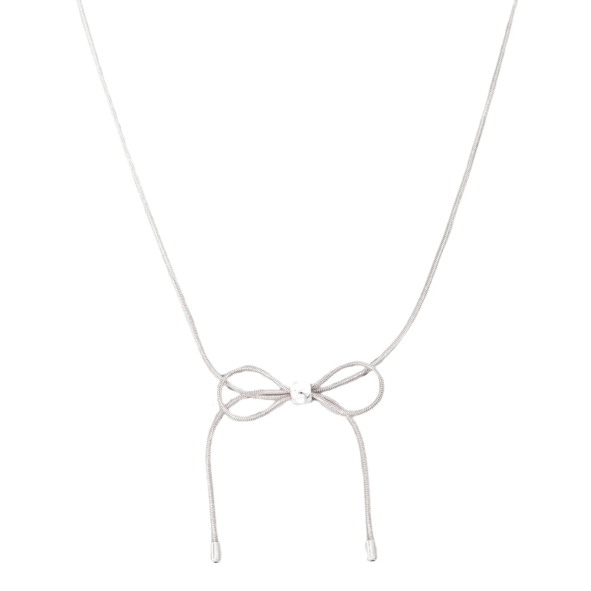 Bow Cord Necklace