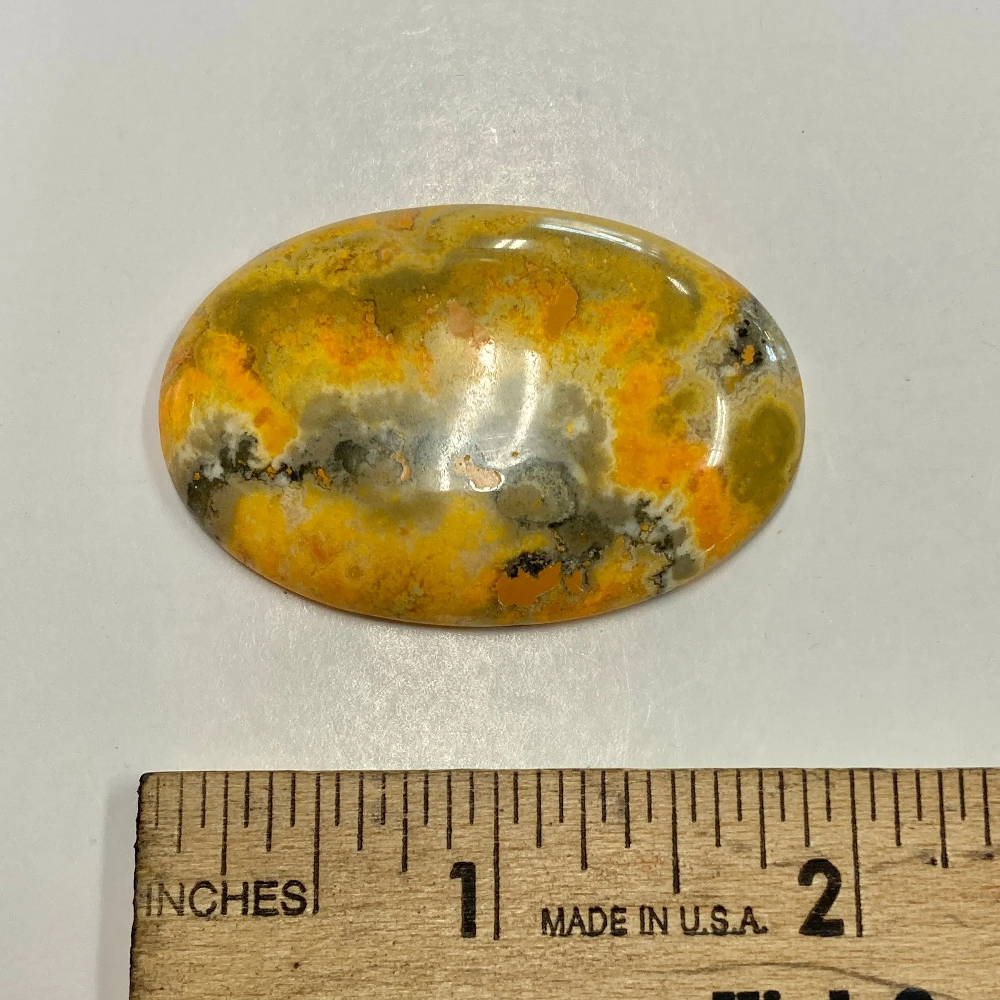 Bumblebee Jasper Oval Cabochon