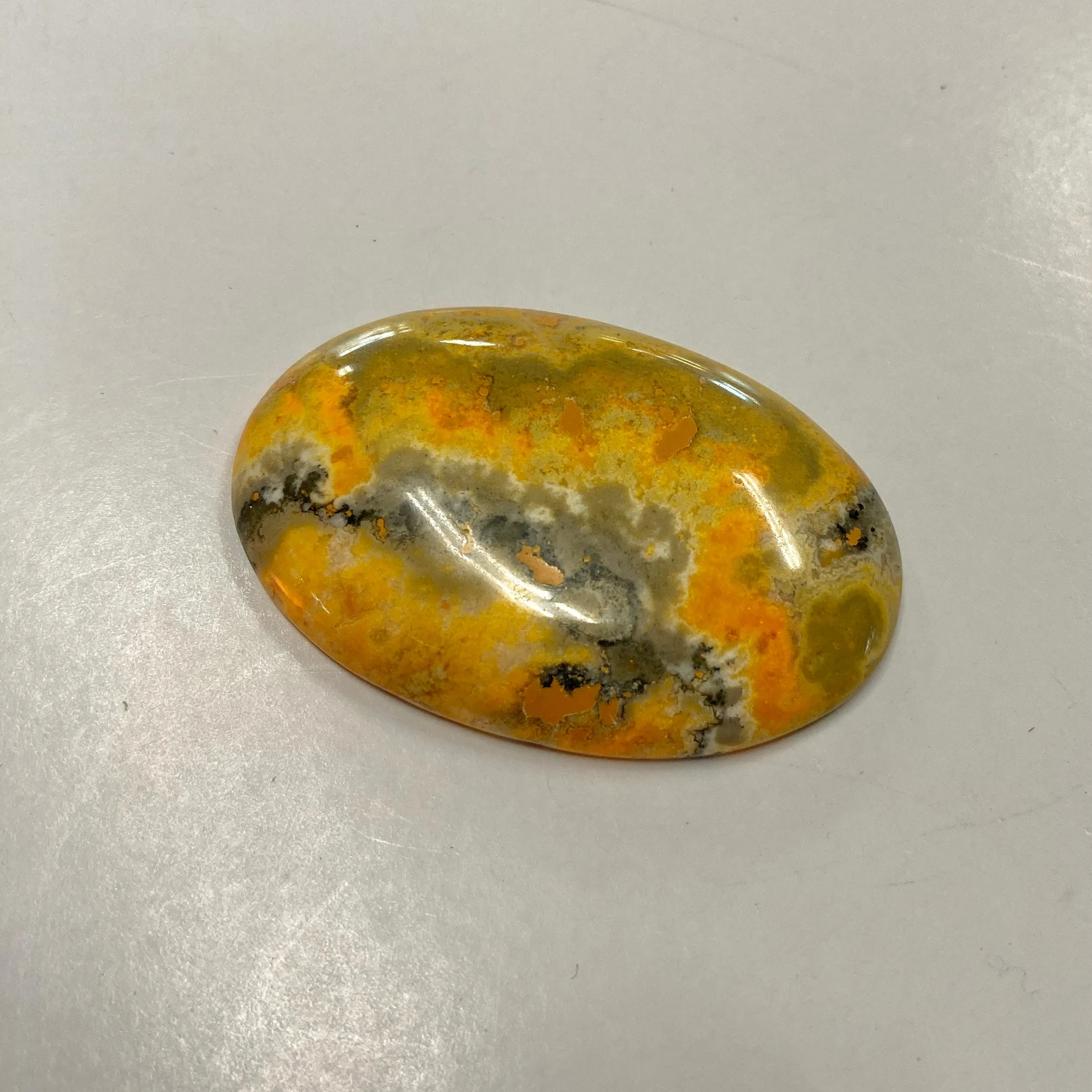 Bumblebee Jasper Oval Cabochon