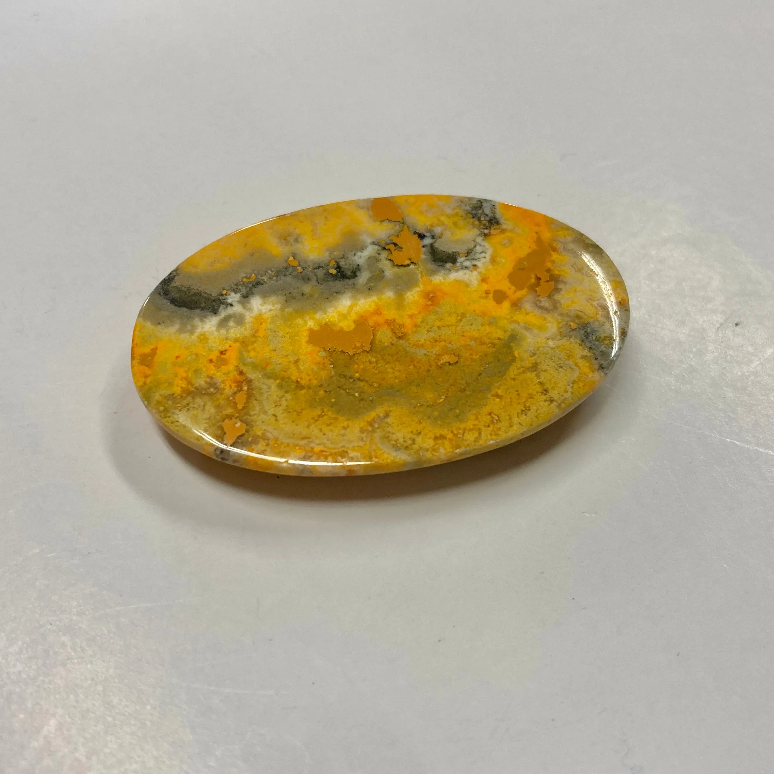 Bumblebee Jasper Oval Cabochon