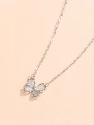 Butterfly Charm Necklace Jewelry for Women Gift for Her Necklace Accessories