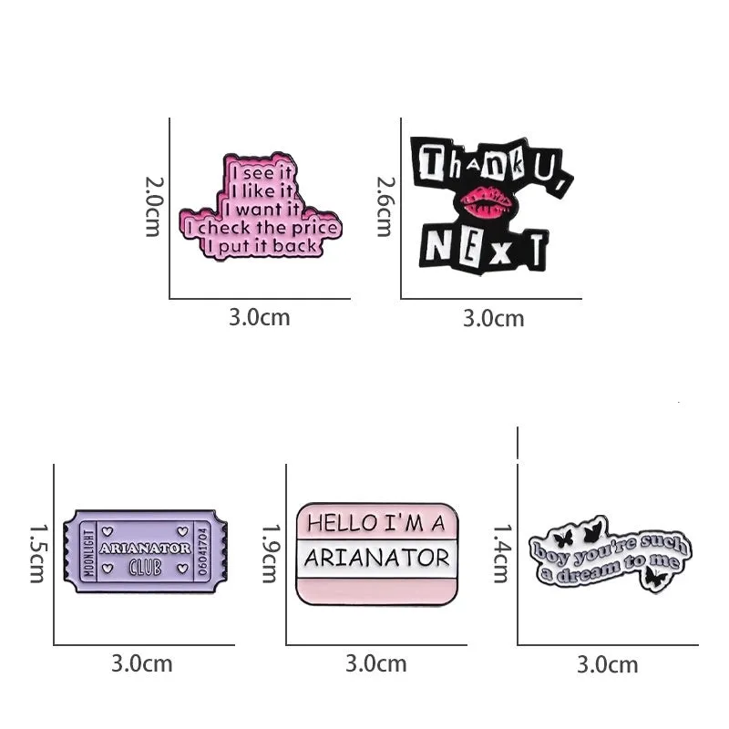 Cartoon Style Cowboy Style Geometric Letter Alloy Stamping Stoving Varnish Plating Unisex Brooches