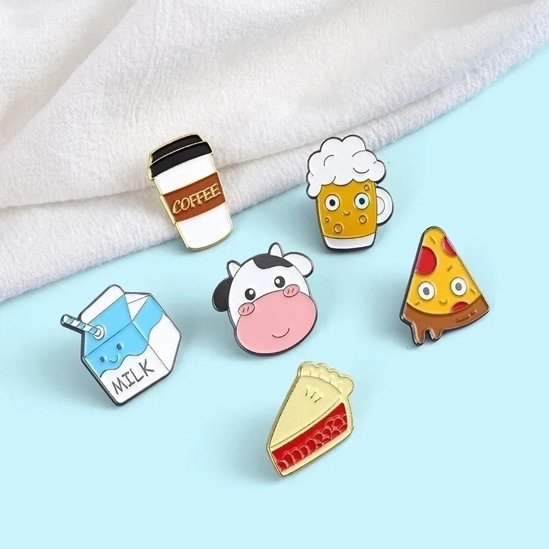 Cartoon Style Pin Geometric Alloy No Inlaid Unisex Brooches