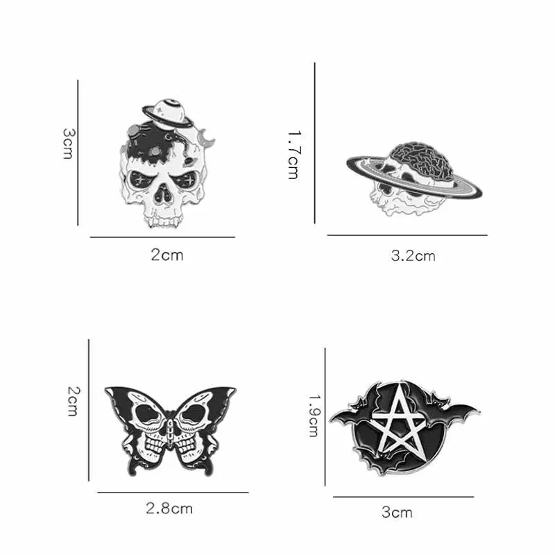 Casual Simple Style Streetwear Pin Geometric Cartoon Character Alloy Plating Unisex Brooches