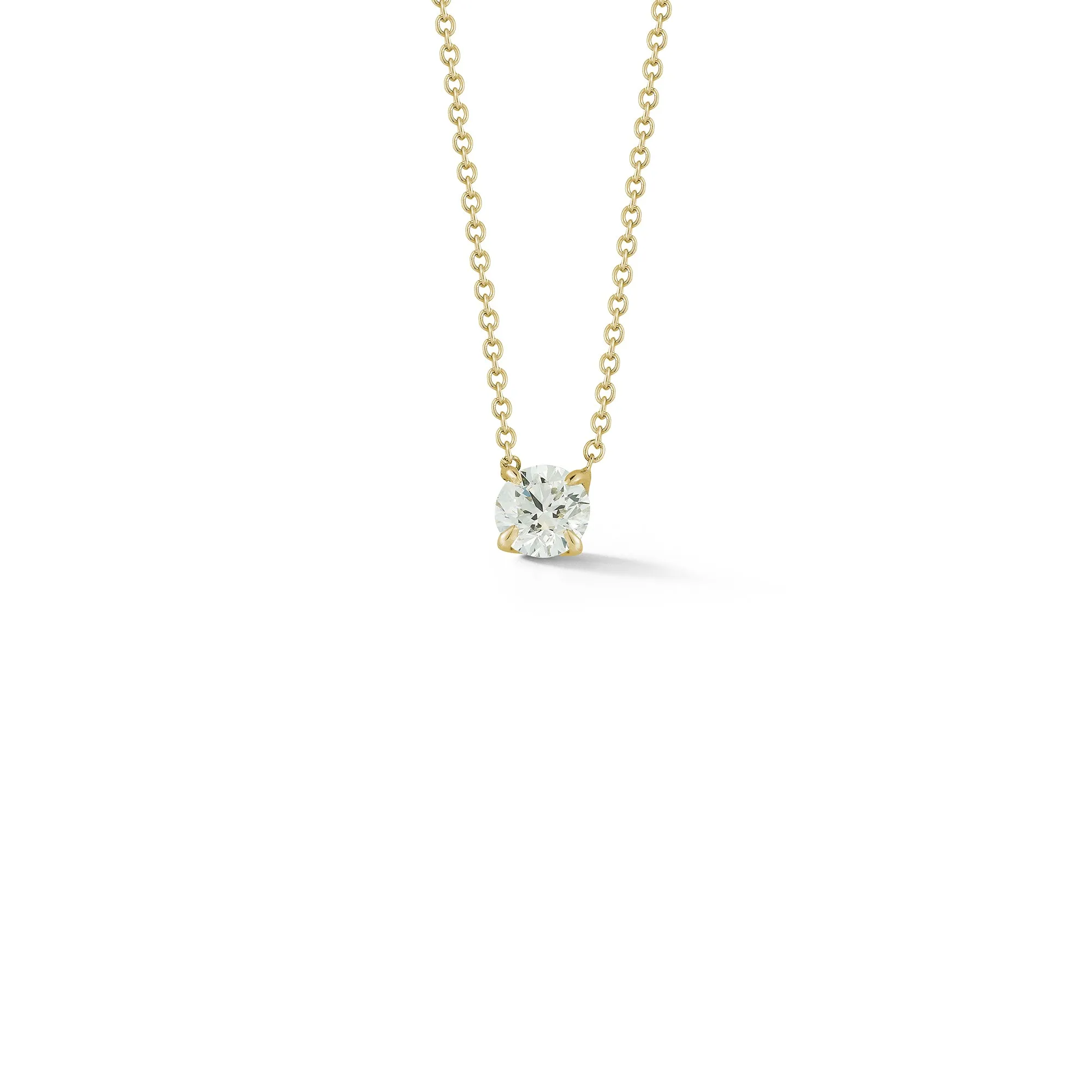 DRD 0.50 ct. Round Diamond Solitaire Necklace