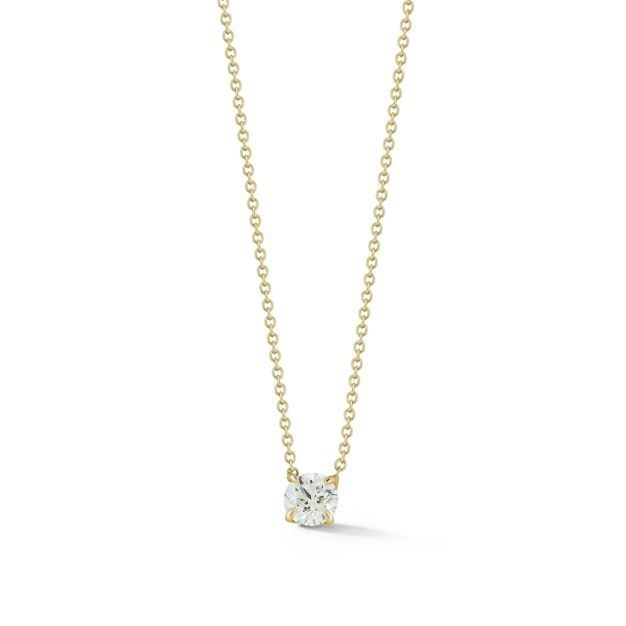 DRD 0.50 ct. Round Diamond Solitaire Necklace