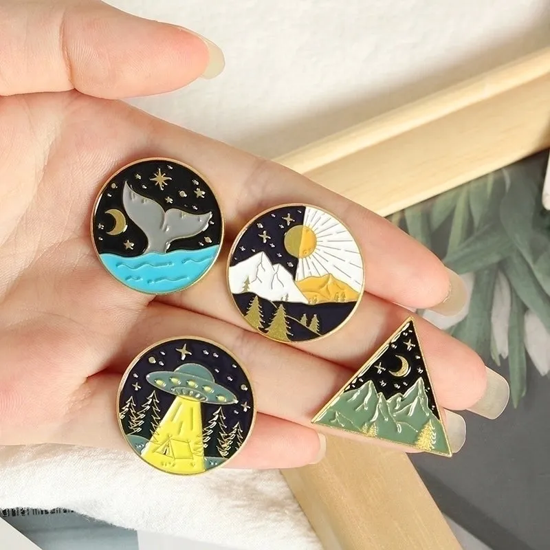 Fashion Pin Geometric Alloy Plating No Inlaid Unisex Brooches