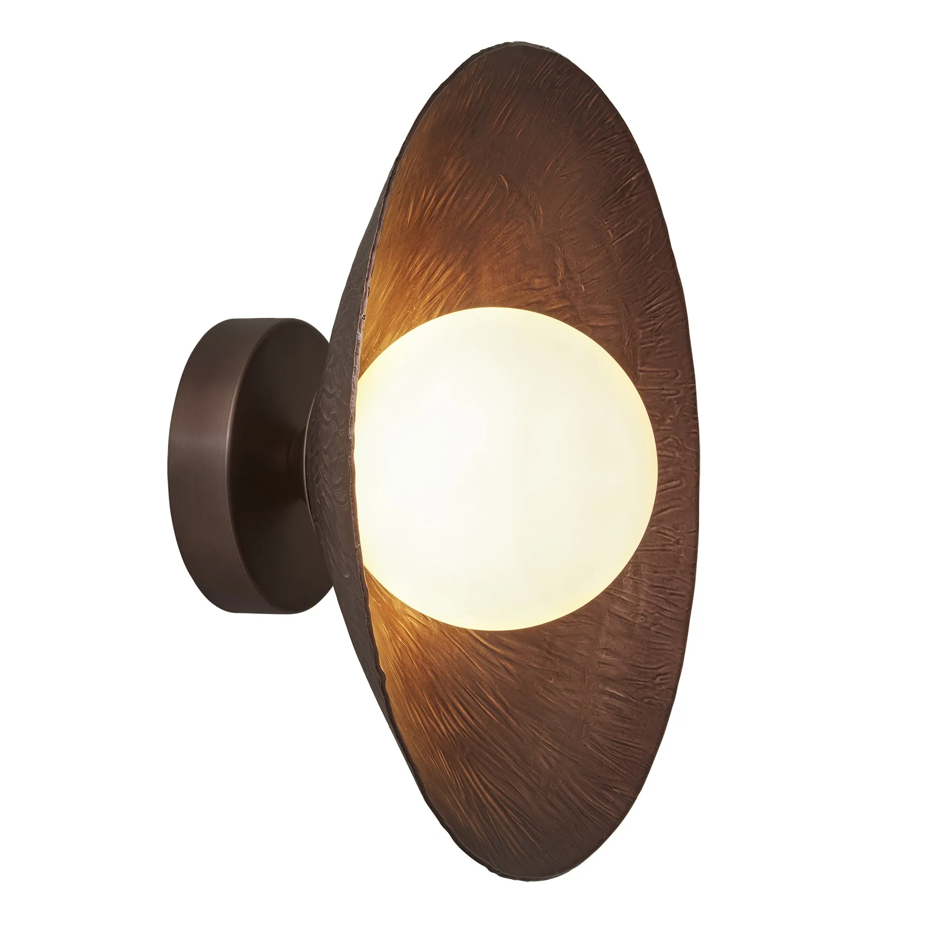 Flume Diffuser Wall Light - 12 Inch - Bronze