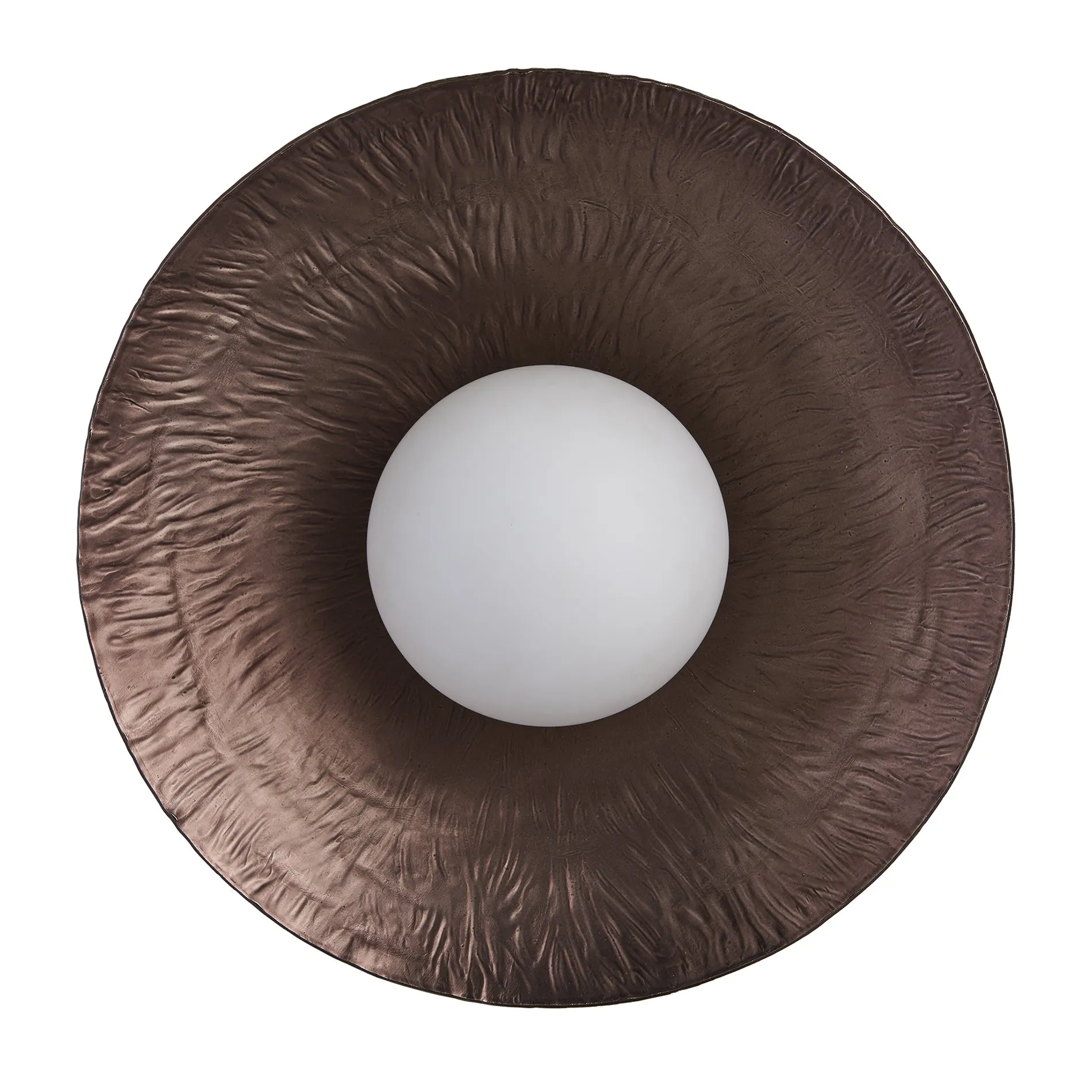 Flume Diffuser Wall Light - 12 Inch - Bronze