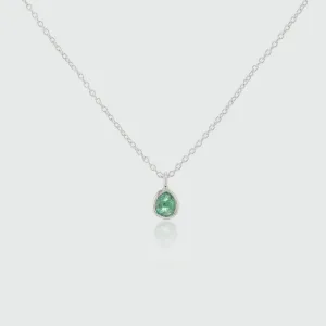 Hampton Emerald & Sterling Silver Necklace