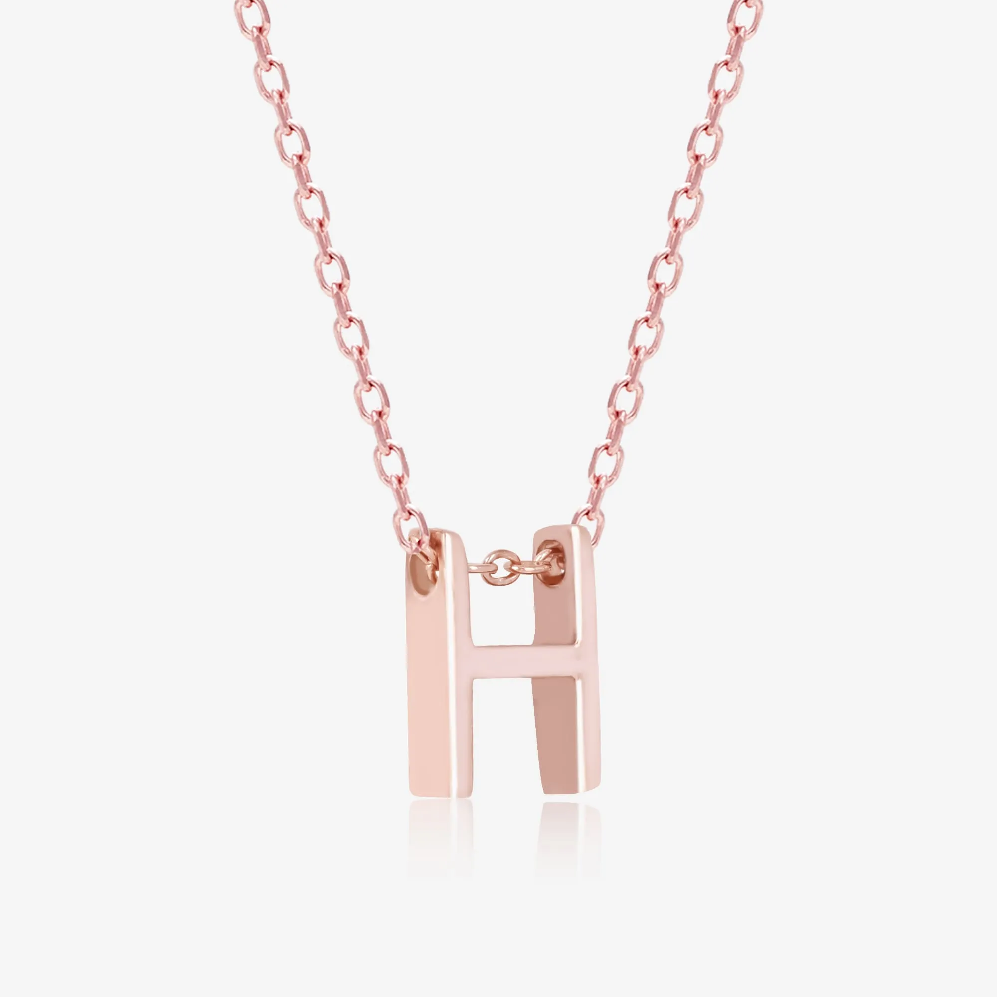 Harmony H Initial Necklace