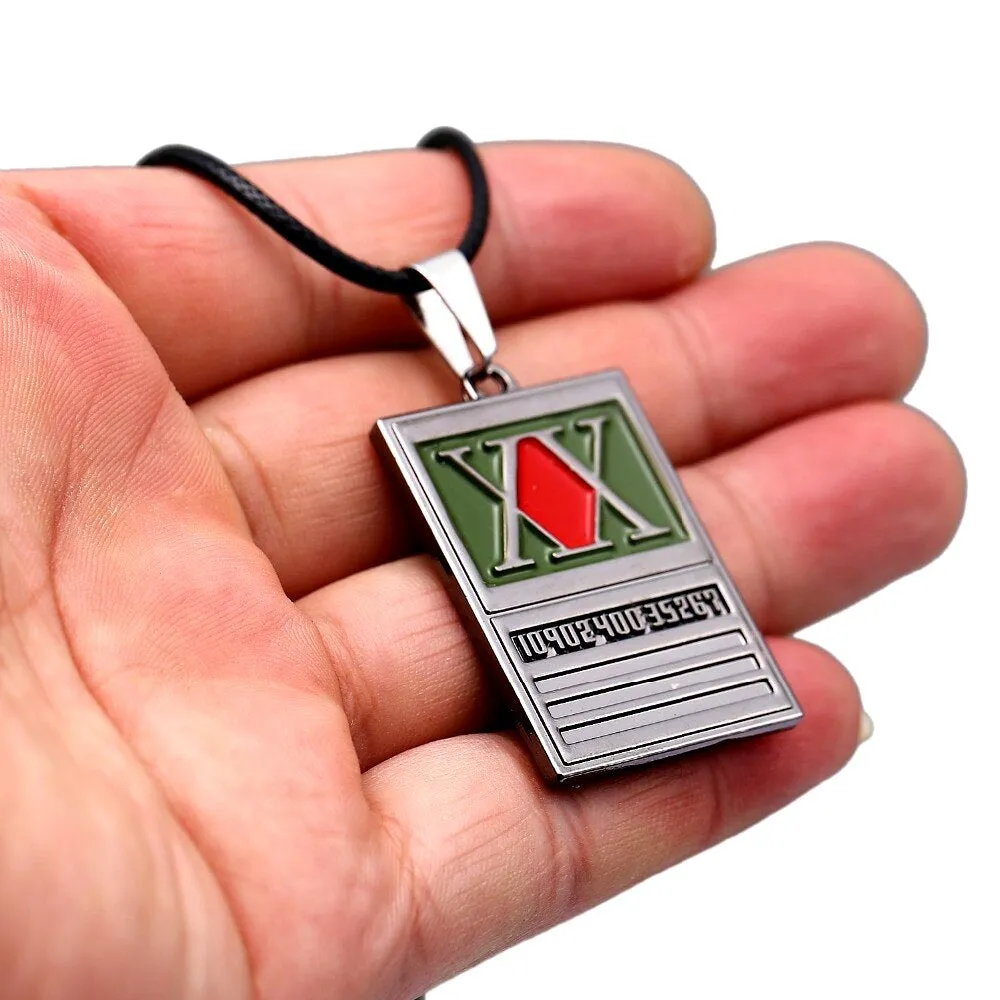 Hunter X Hunter Necklace Gon Freecss License Unisex pendant