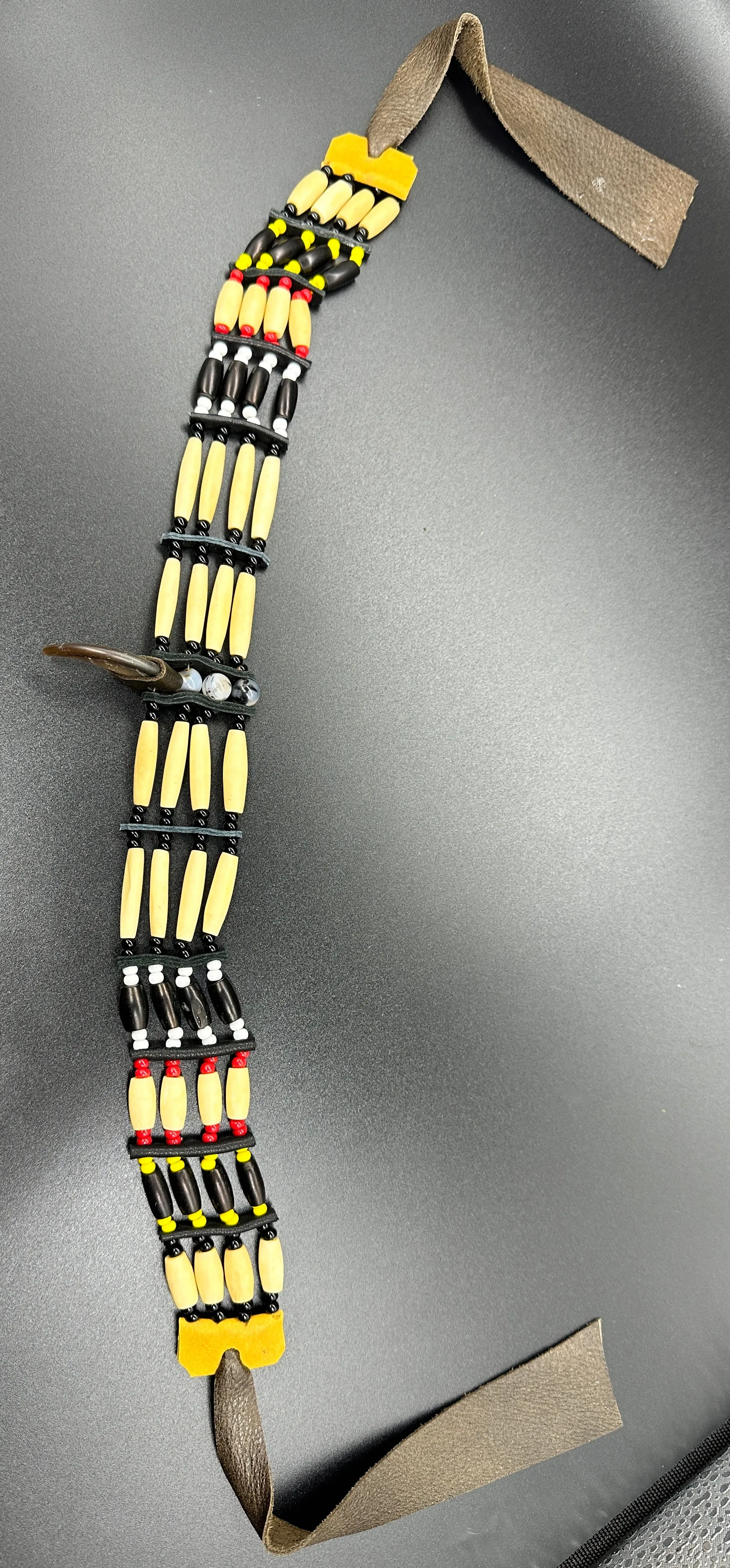 Indigenous Handcrafted Choker - Bear Claw & Dragon Vein