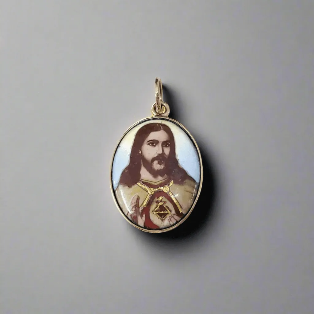 Jesus Christ 14k Gold Pendant Christmas Jewelry