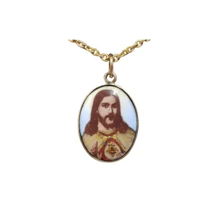 Jesus Christ 14k Gold Pendant Christmas Jewelry