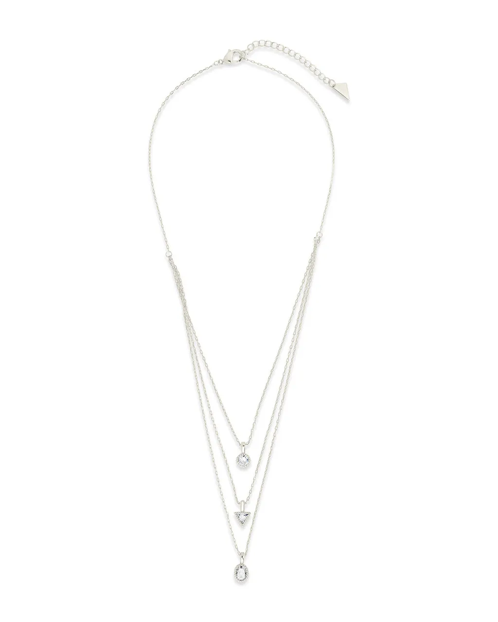 Julie CZ & Layered Chain Necklace