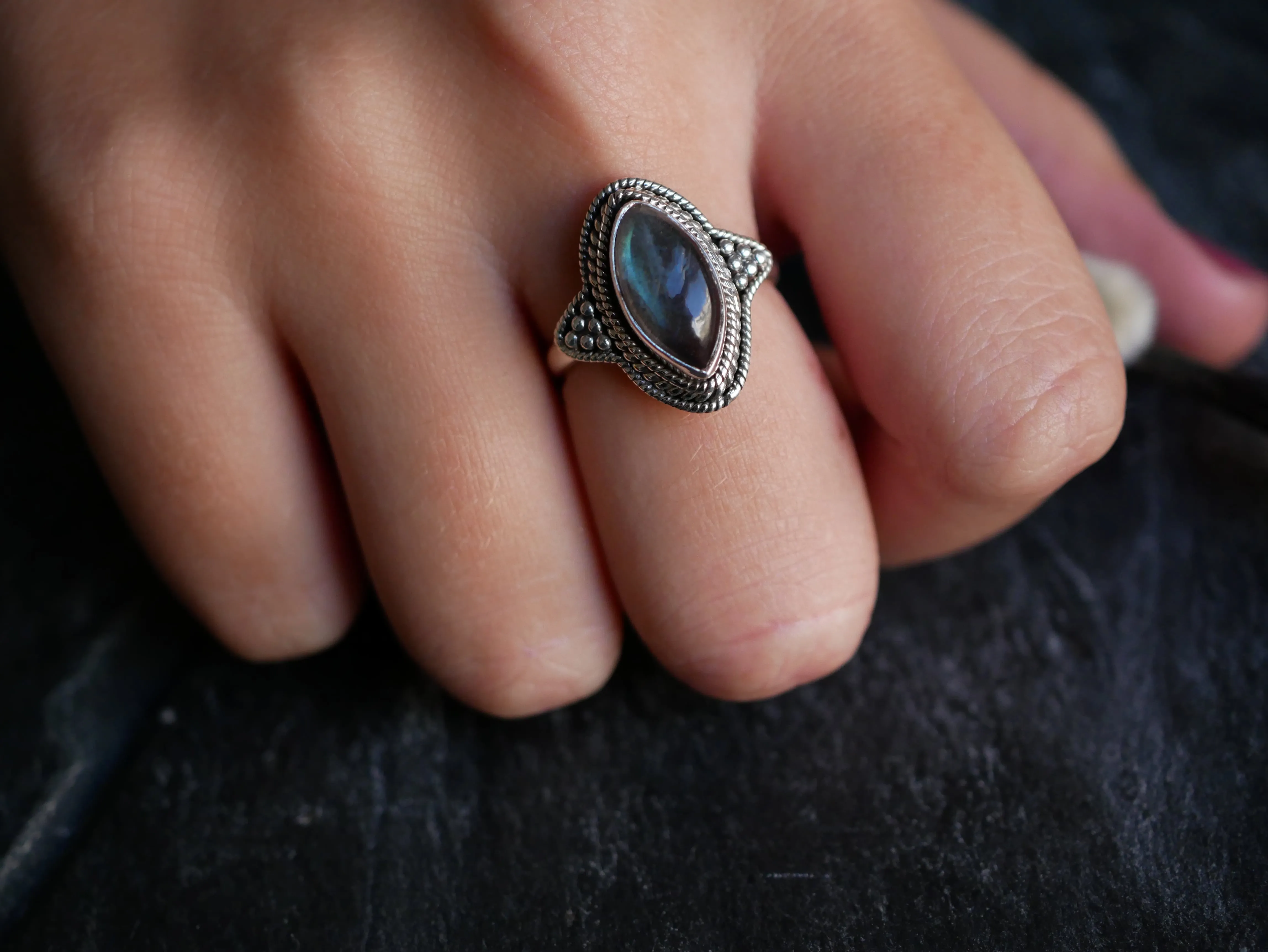 Labradorite Cassia Ring