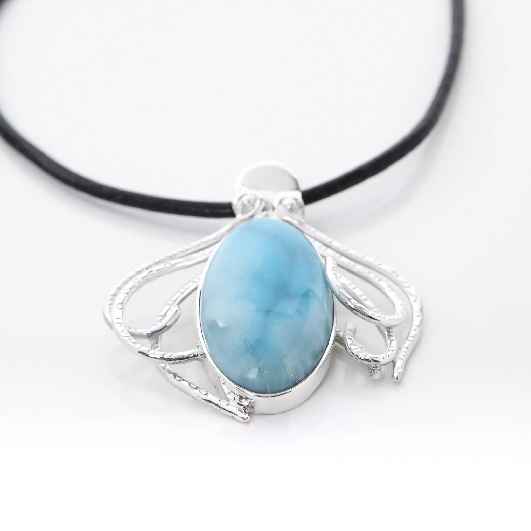 Larimar Octopus Pendant Lorraine