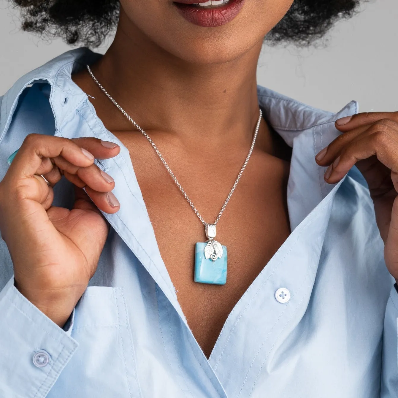 Larimar Pendant Amy