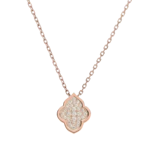 LUCE COLOUR - PENDANT ROSE GOLD PAVE S