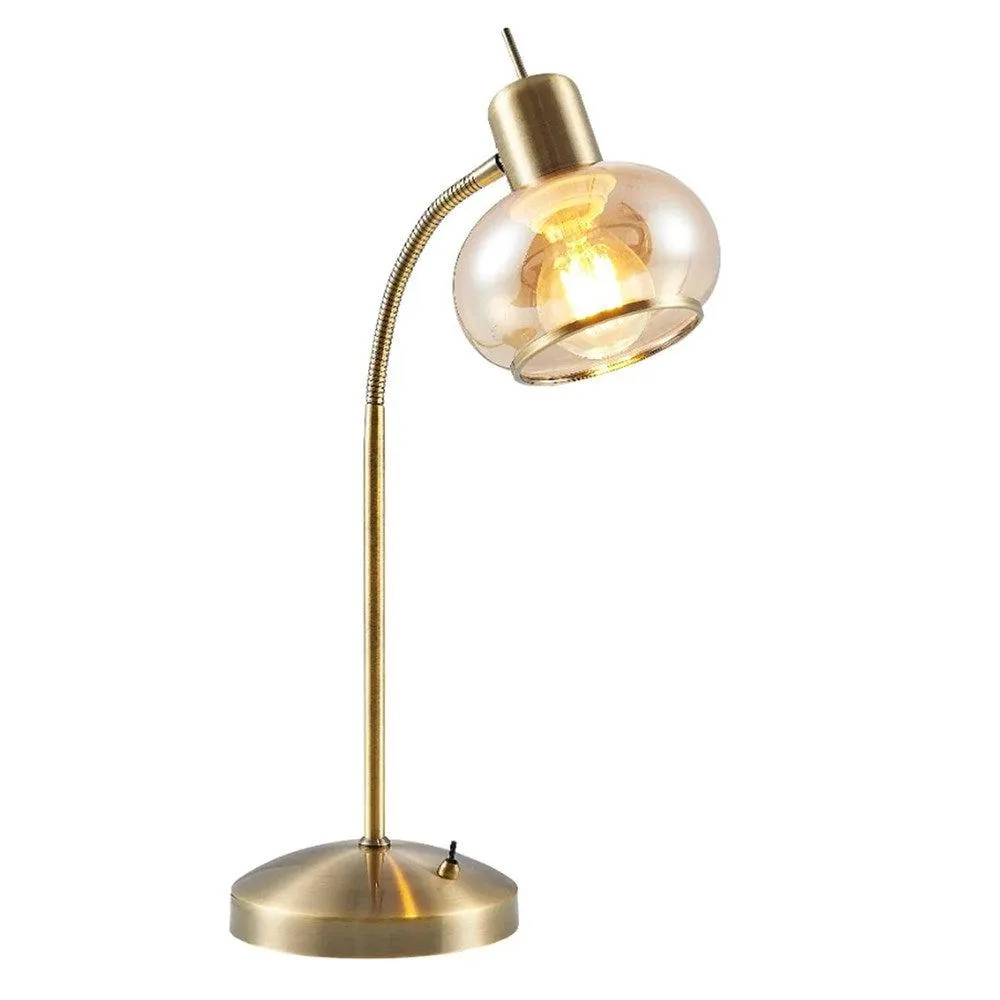 Marbell Table Lamp Antique Brass, Black MARBELL TL Telbix Lighting