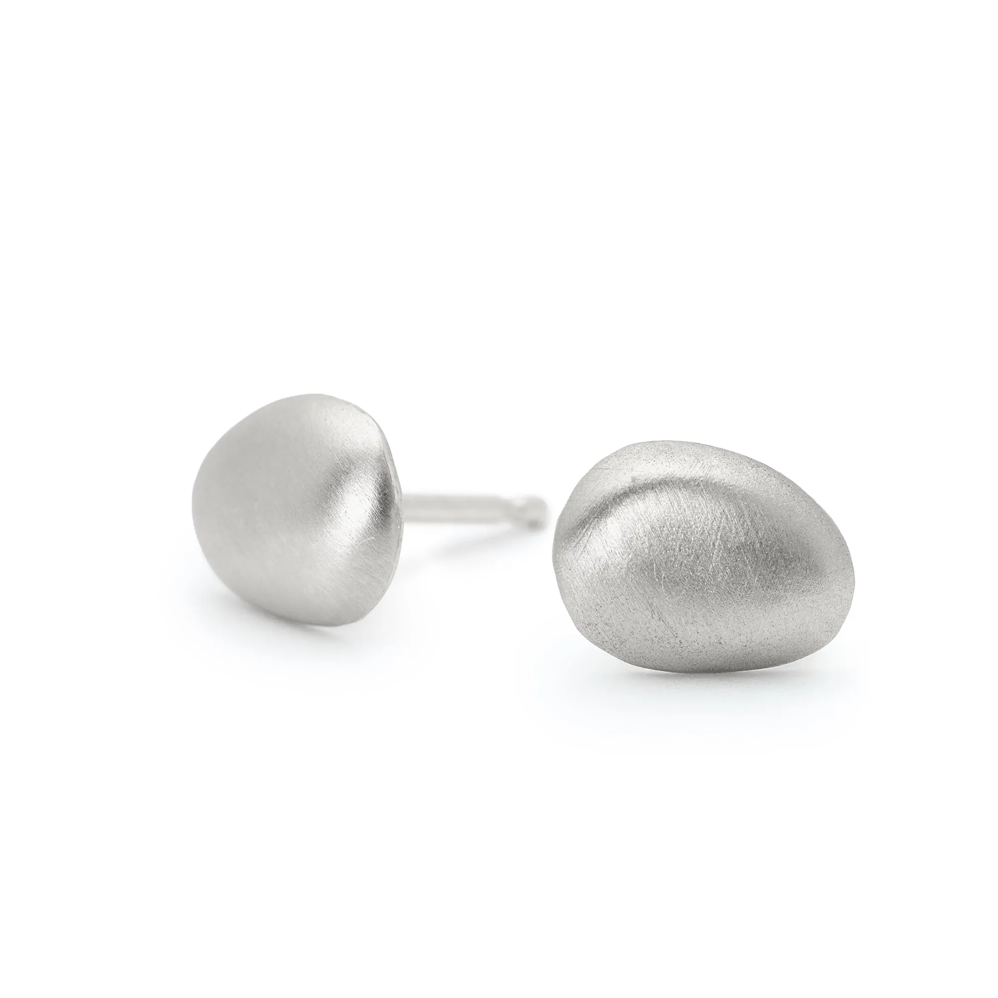 Matte Finish Petal Stud Earrings