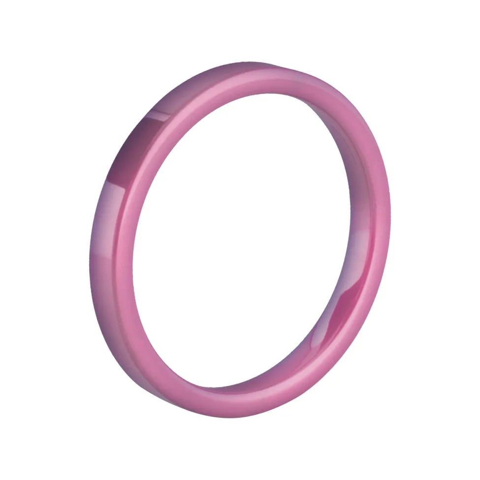 MelanO Ceramic Flat Ring - Pink