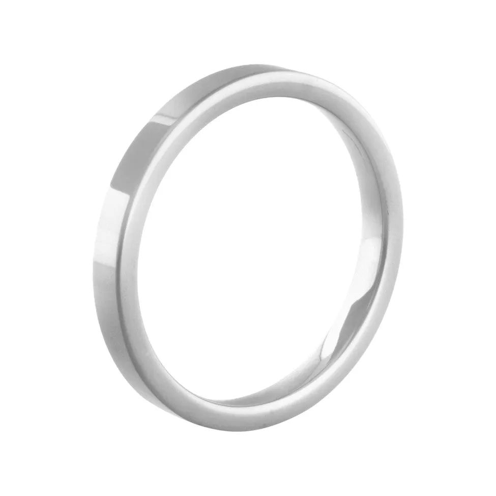 MelanO Ceramic Flat Ring - White