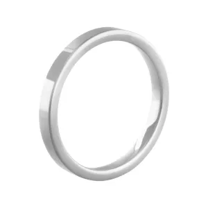 MelanO Ceramic Flat Ring - White