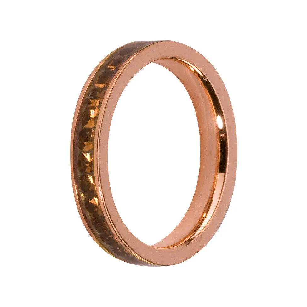 MelanO Jewelled Ring – Coffee/RG