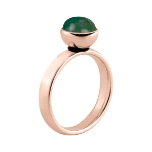 MelanO Plain Bevelled Ring – RG