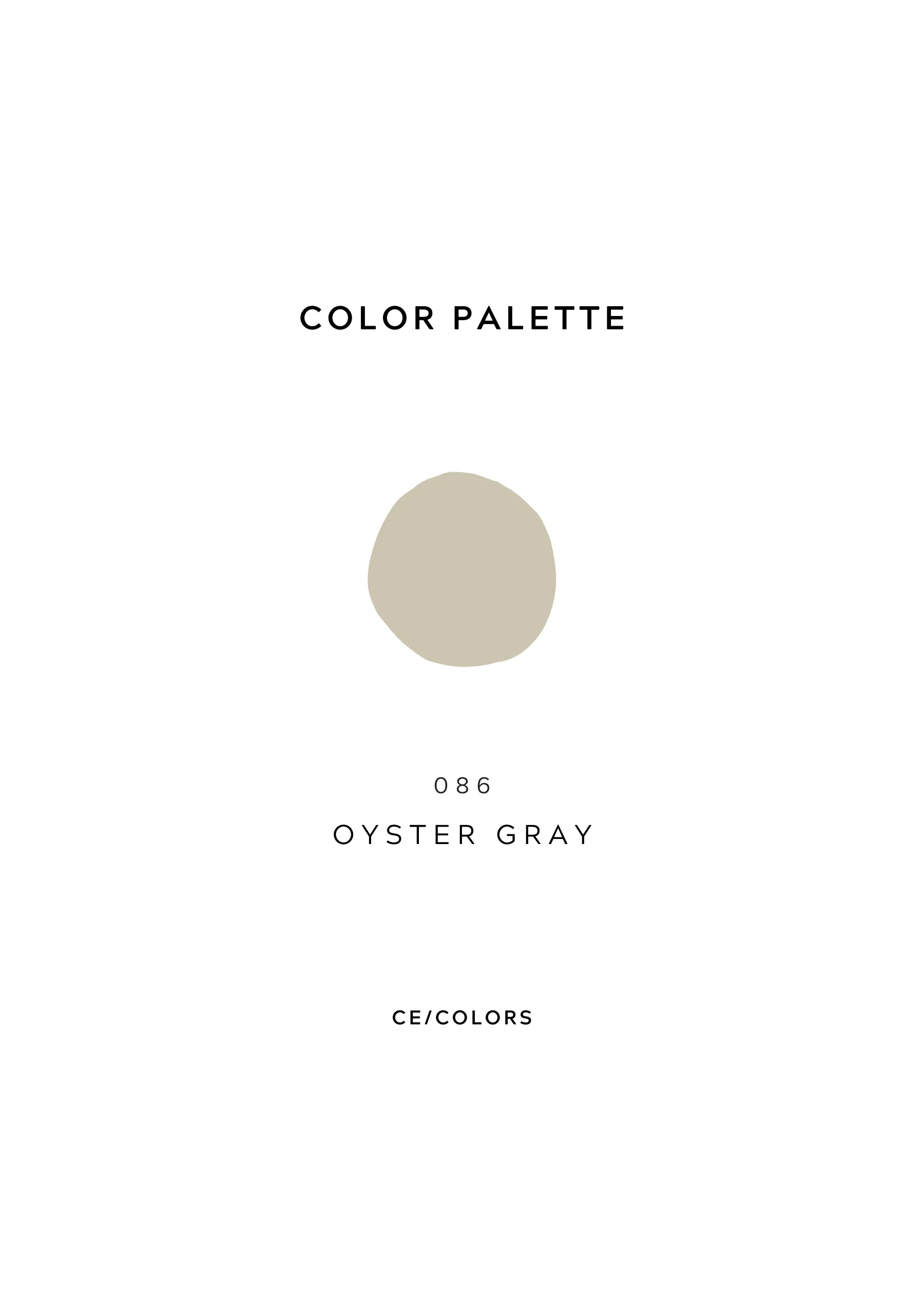 Oyster Gray - Square Regular Solid