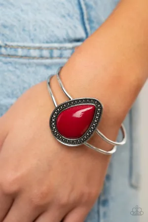 Paparazzi Bracelet ~ Over The Top Pop - Red