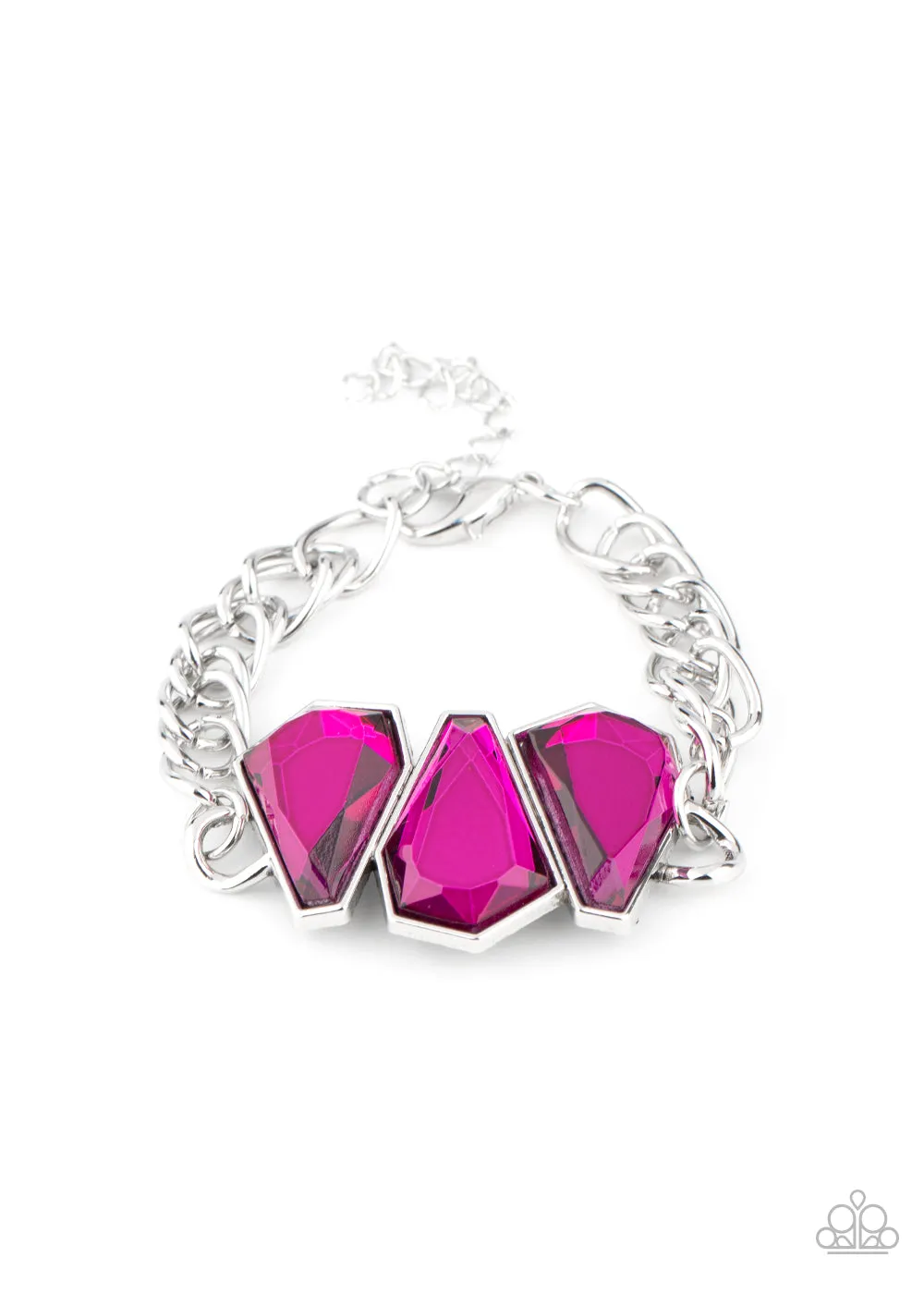 Paparazzi Raw Radiance - Pink Bracelet