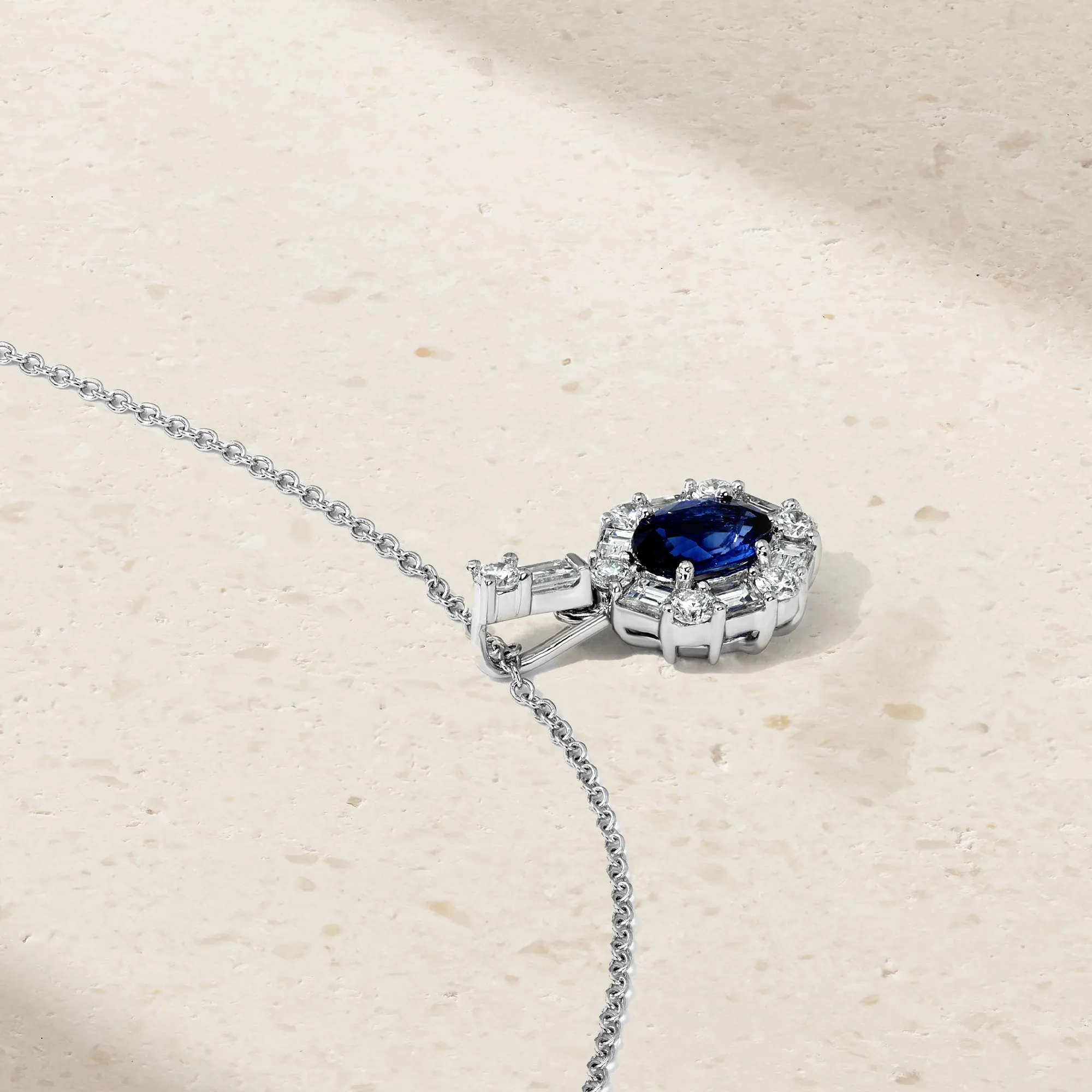 Petite Signature Sapphire Pendant