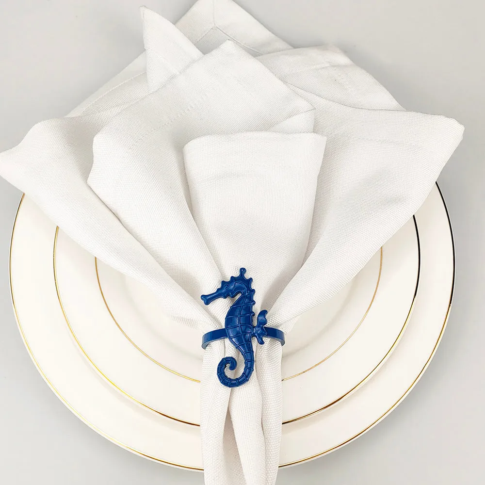 Silver Crustacean Napkin Ring Set