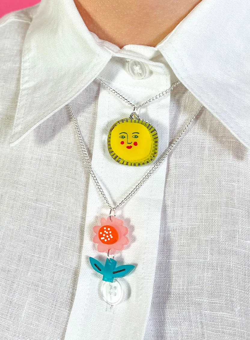 Springtime Flower Pendant