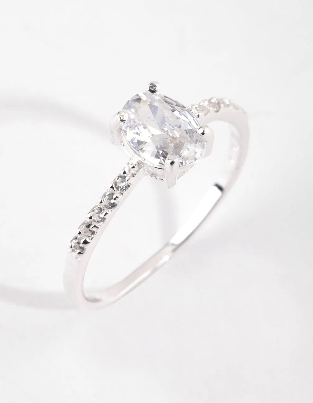 Sterling Silver Cubic Zirconia Ring