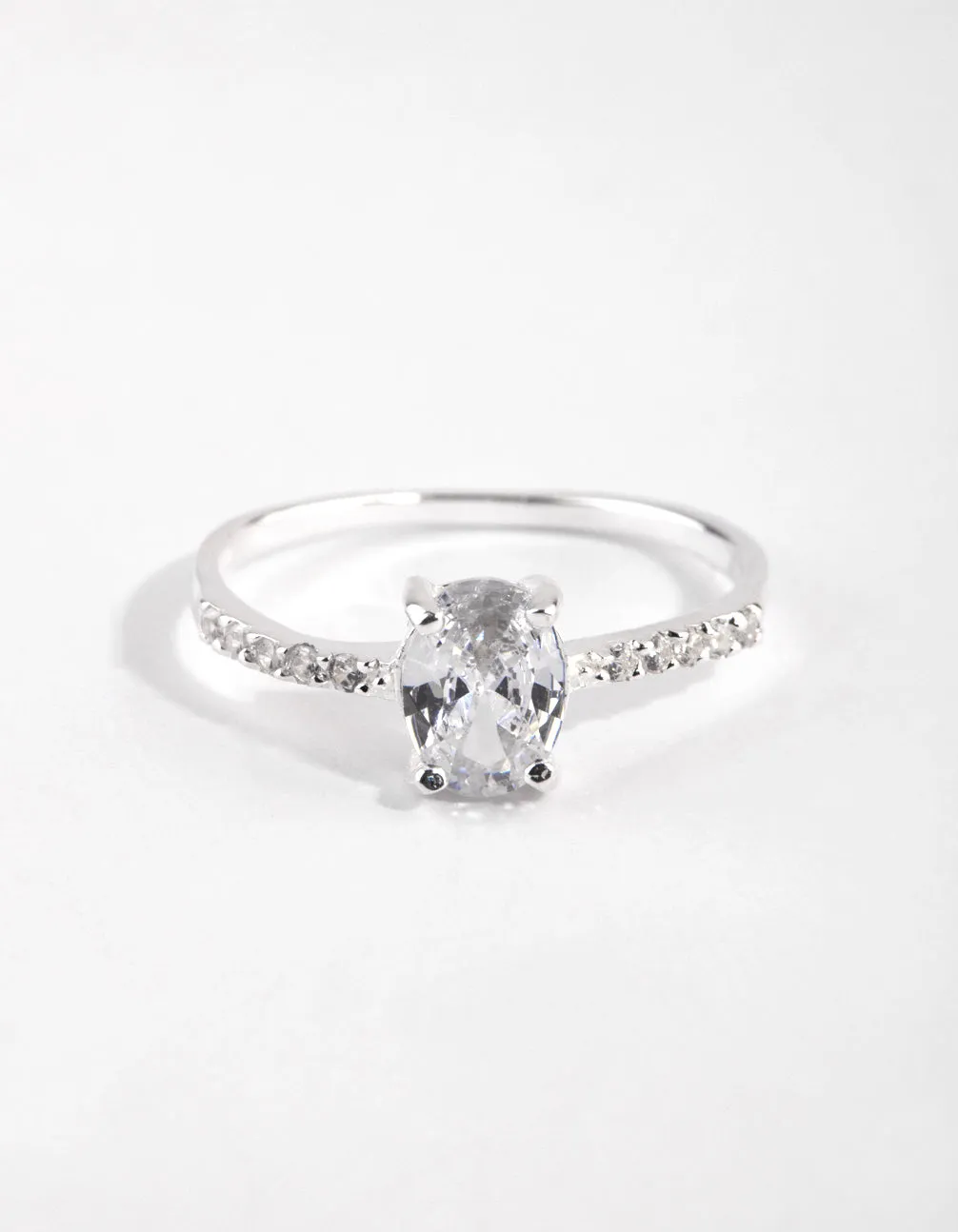 Sterling Silver Cubic Zirconia Ring