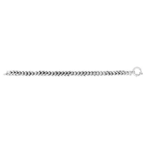 Sterling Silver Franco Chain Women's Bracelet, 7.5"