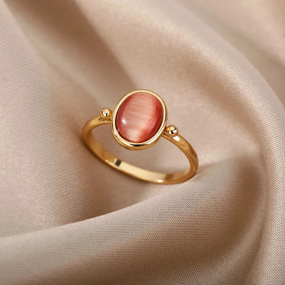 Vintage Red Opal