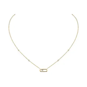 Yellow Gold Diamond Necklace